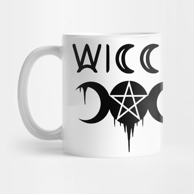 WICCA, WITCHCRAFT, TRIPLE GODDESS by Tshirt Samurai